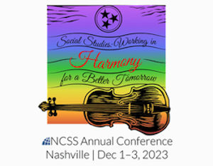 Annual NCSS 103rd Conference Logo. December 1-3 in Nashville, Tennessee